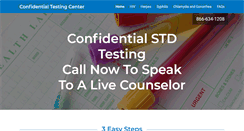 Desktop Screenshot of confidentialtestingcenter.com